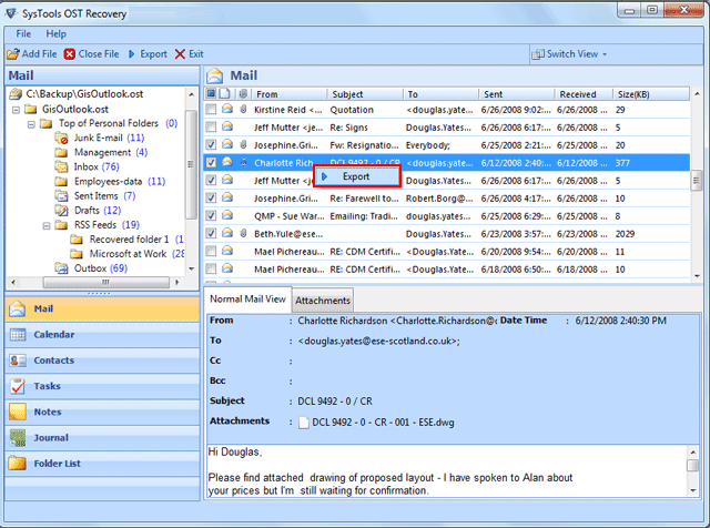 Convert Microsoft OST to PST 5.0